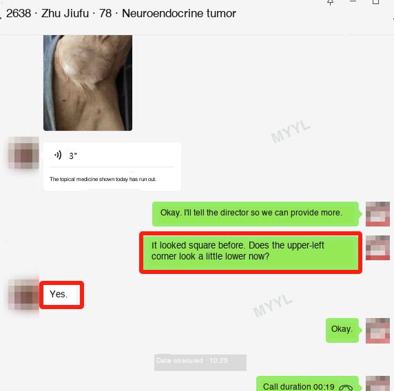 Neuroendocrine tumors — English follow-up screenshot