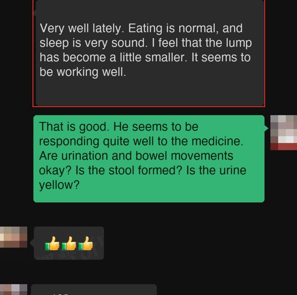 Lymphoma — English follow-up screenshot