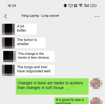 Lung cancer — English follow-up screenshot
