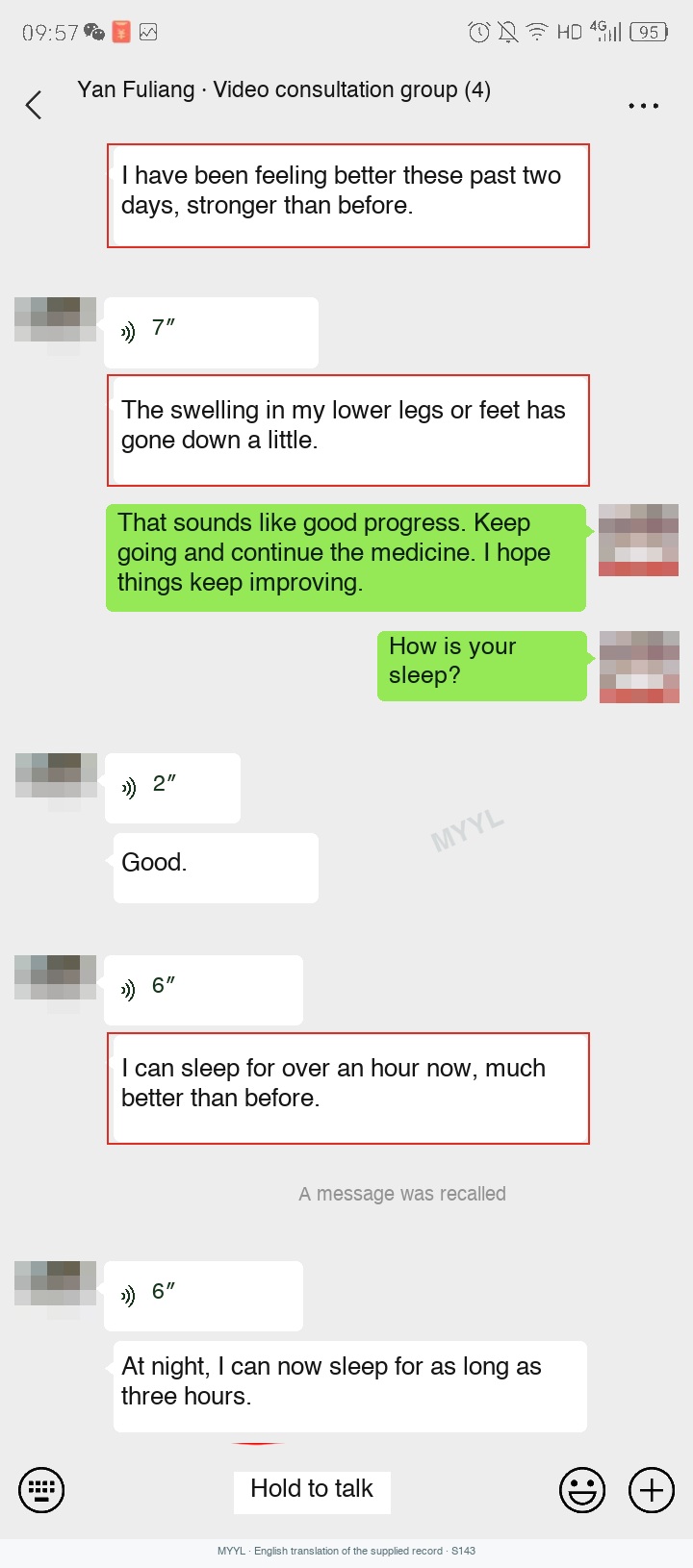 Lung cancer: Small gains in movement and sleep after surgery. English source image 2, with original photographs and clinical records where present.