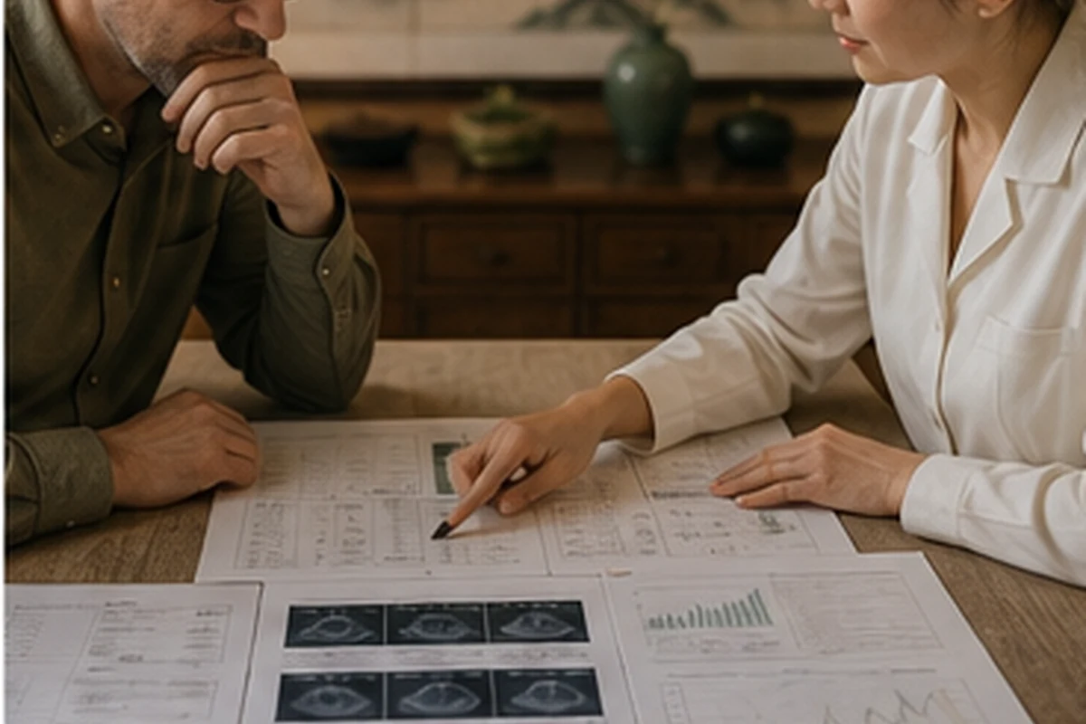 An international patient and clinician comparing reports across regular follow-up visits